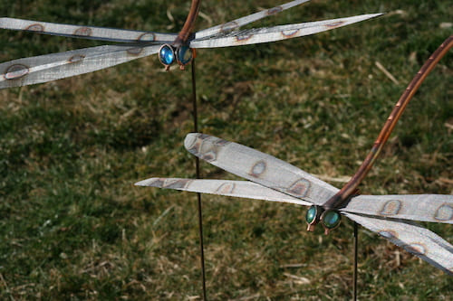 Metal Associates has collaborated with Ken Koenig to provide brass and copper to the garden art